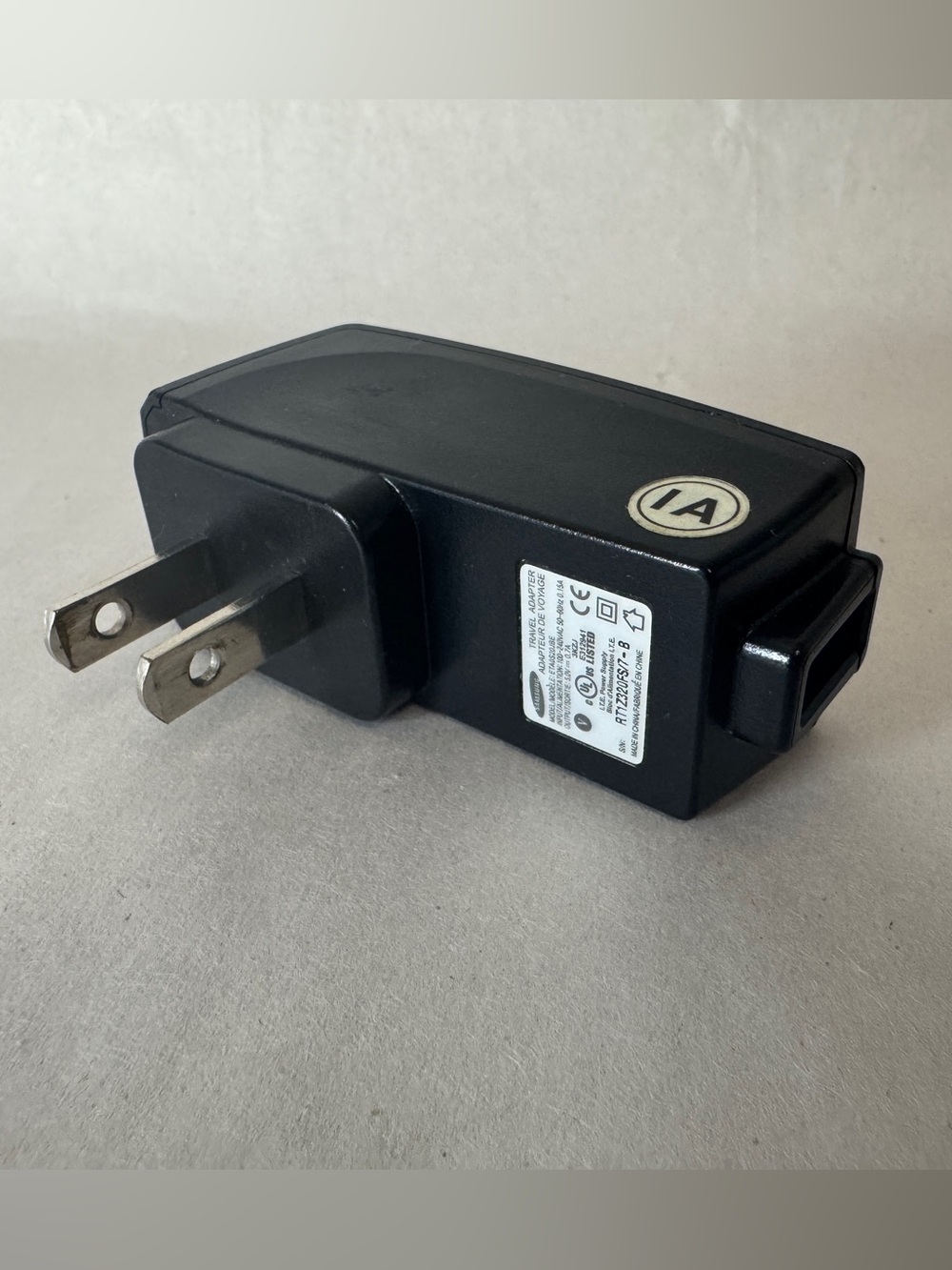 Samsung ETA0S20JBE Travel Power Adapter Charger for Cellphone Tested Works
